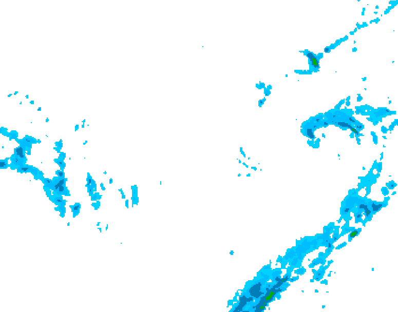 GDPS precipitation 234 hour forecast chart for Canada based on 2025/11/27 0000Z data