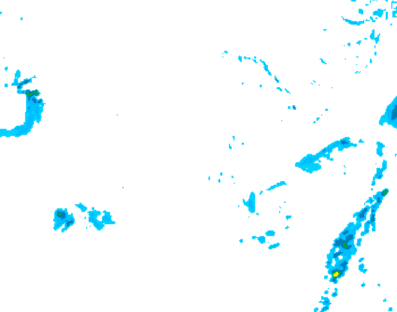GDPS precipitation 012 hour forecast chart for Canada based on 2025/11/27 1200Z data