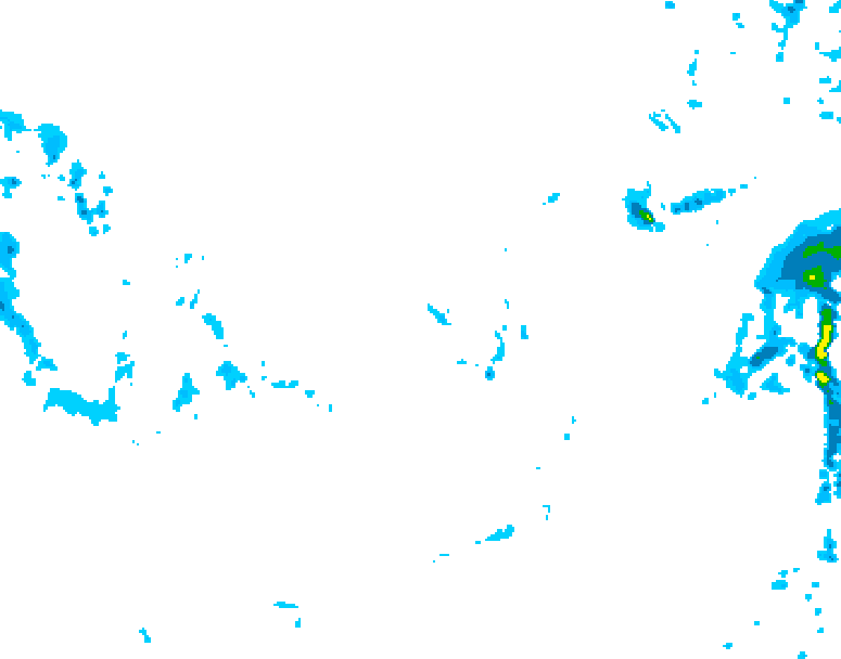 GDPS precipitation 156 hour forecast chart for Canada based on 2025/11/27 1200Z data
