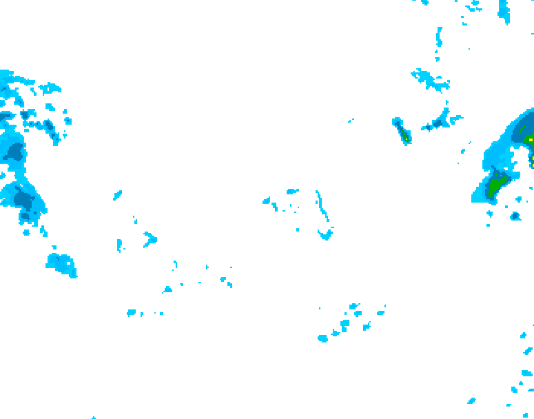 GDPS precipitation 162 hour forecast chart for Canada based on 2025/11/27 1200Z data