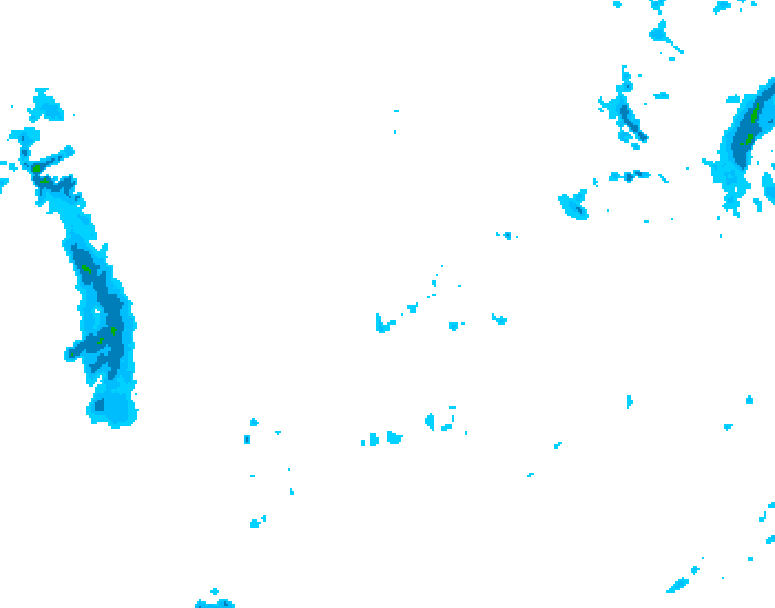 GDPS precipitation 174 hour forecast chart for Canada based on 2025/11/27 1200Z data