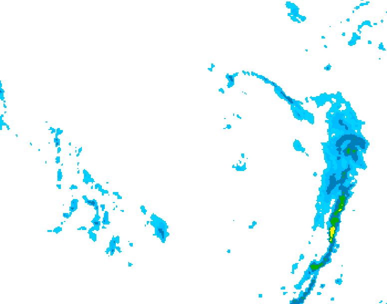 GDPS precipitation 228 hour forecast chart for Canada based on 2025/11/27 1200Z data