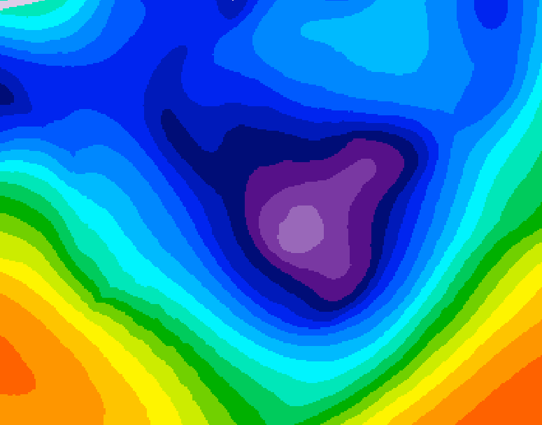 GDPS 500 millibar geopotential height 204 hour forecast chart for Canada based on 2025/11/28 0000Z data