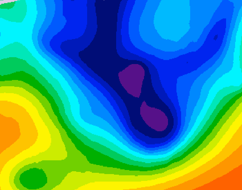 GDPS 500 millibar geopotential height 144 hour forecast chart for Canada based on 2025/11/28 1200Z data