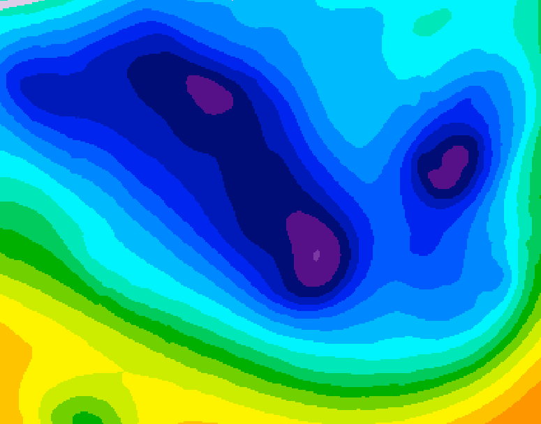 GDPS 500 millibar geopotential height 204 hour forecast chart for Canada based on 2025/11/28 1200Z data