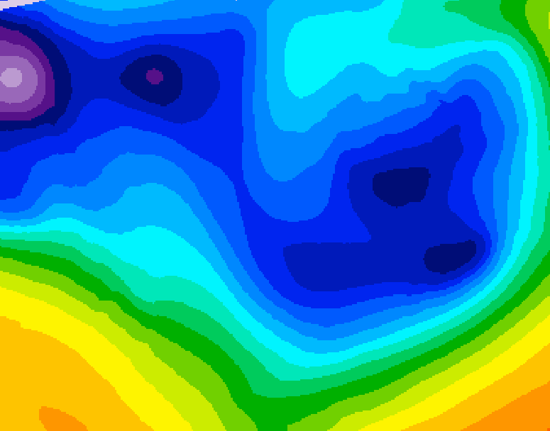 GDPS 500 millibar geopotential height 240 hour forecast chart for Canada based on 2025/11/28 1200Z data