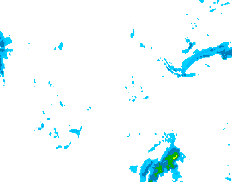 GDPS precipitation 108 hour forecast chart for Canada based on 2025/11/28 0000Z data