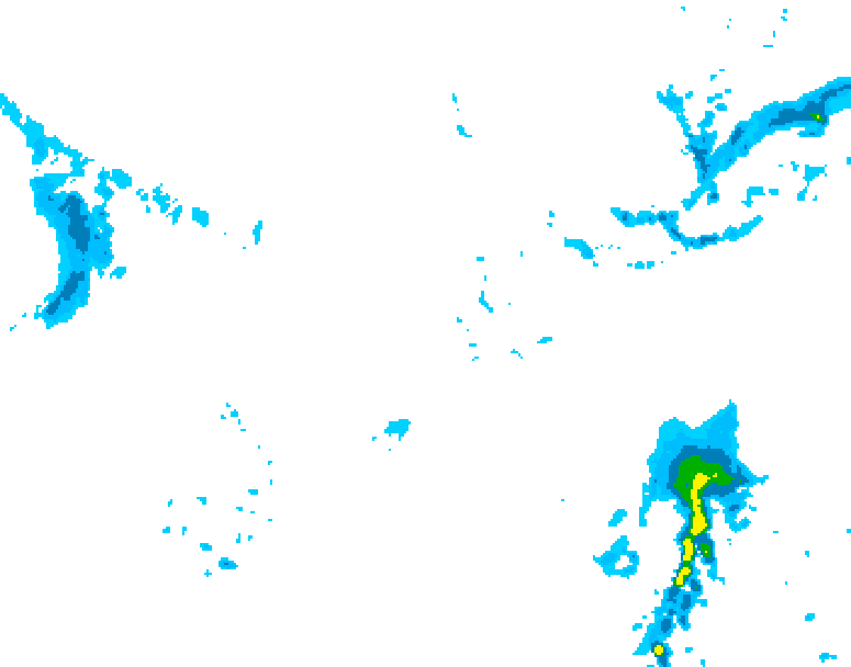 GDPS precipitation 120 hour forecast chart for Canada based on 2025/11/28 0000Z data