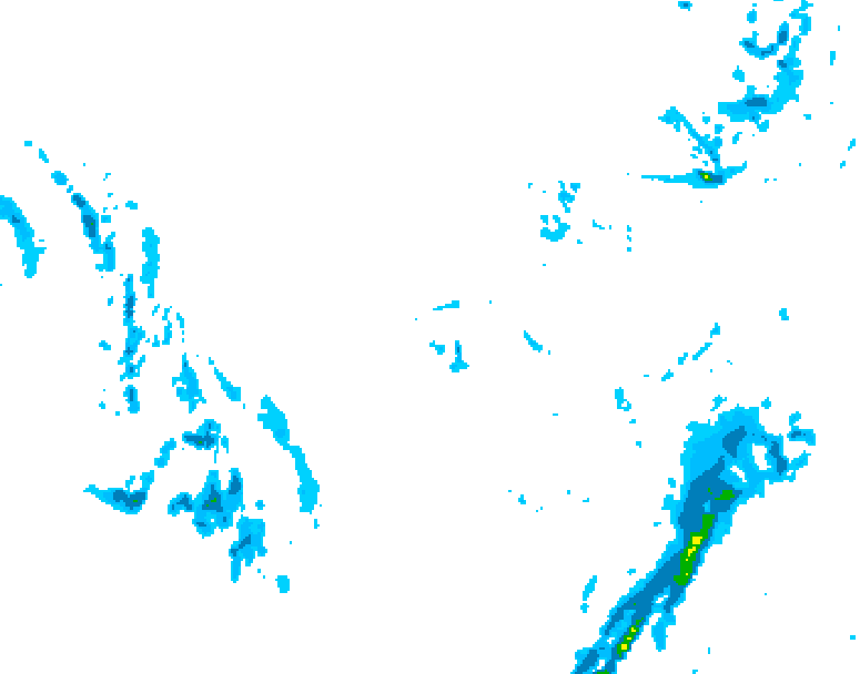 GDPS precipitation 204 hour forecast chart for Canada based on 2025/11/28 0000Z data
