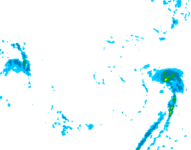 GDPS precipitation 216 hour forecast chart for Canada based on 2025/11/28 0000Z data