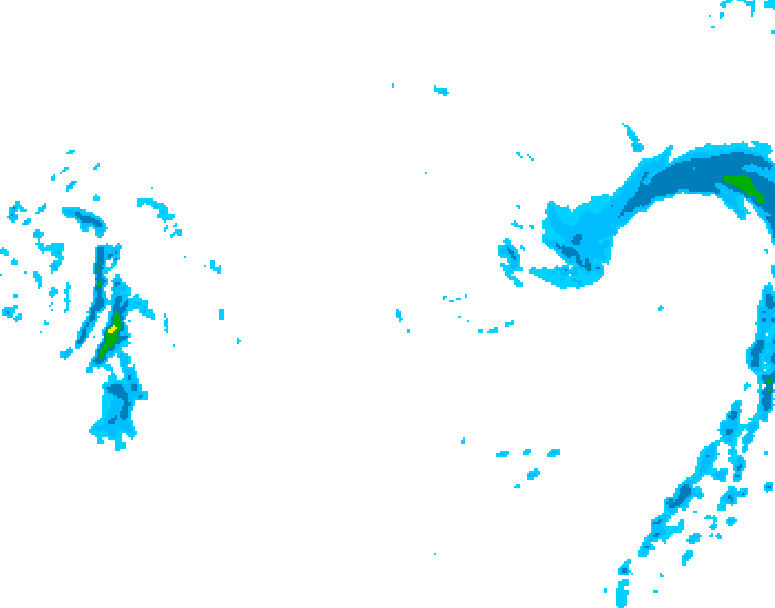 GDPS precipitation 234 hour forecast chart for Canada based on 2025/11/28 0000Z data