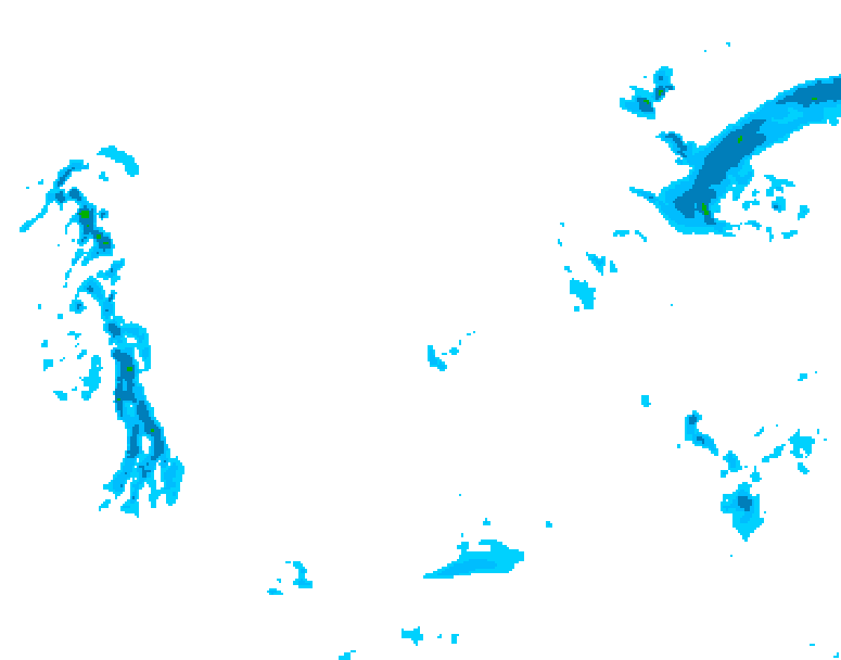 GDPS precipitation 228 hour forecast chart for Canada based on 2025/11/28 1200Z data