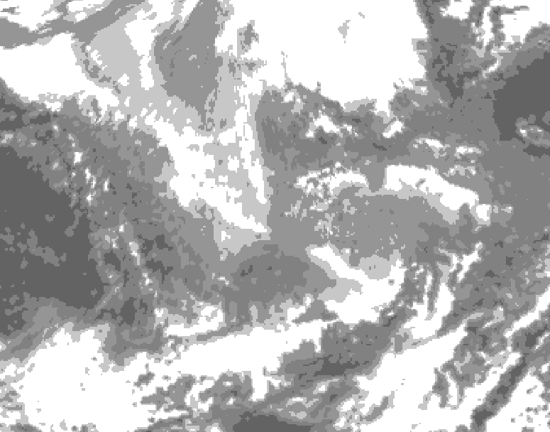 GDPS total cloud 156 hour forecast chart for Canada based on 2025/11/28 0000Z data