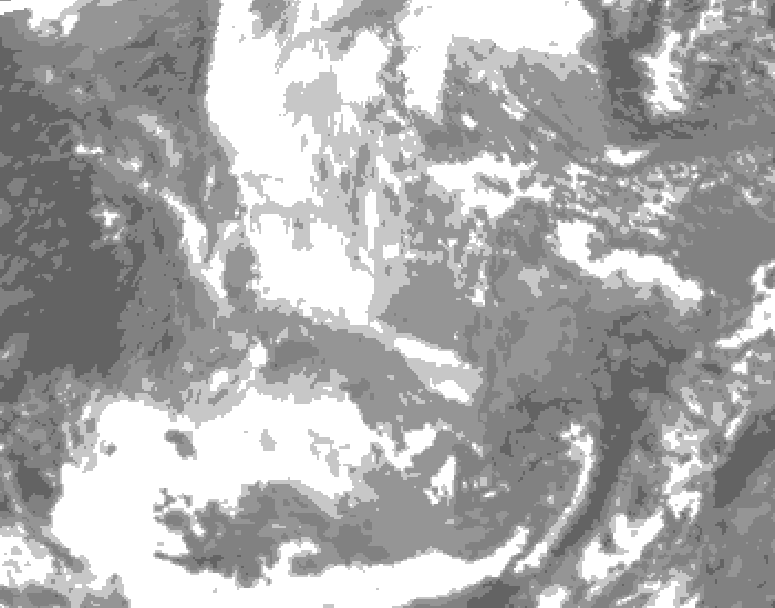 GDPS total cloud 060 hour forecast chart for Canada based on 2025/11/28 1200Z data