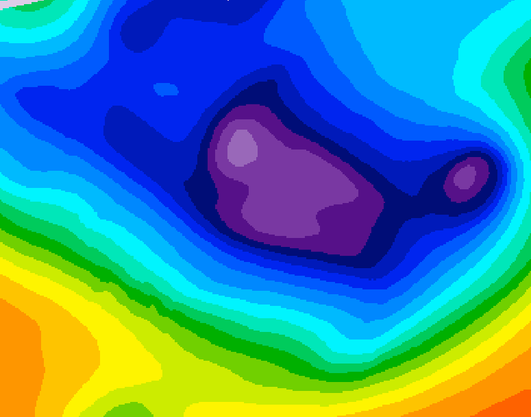 GDPS 500 millibar geopotential height 168 hour forecast chart for Canada based on 2025/11/29 0000Z data