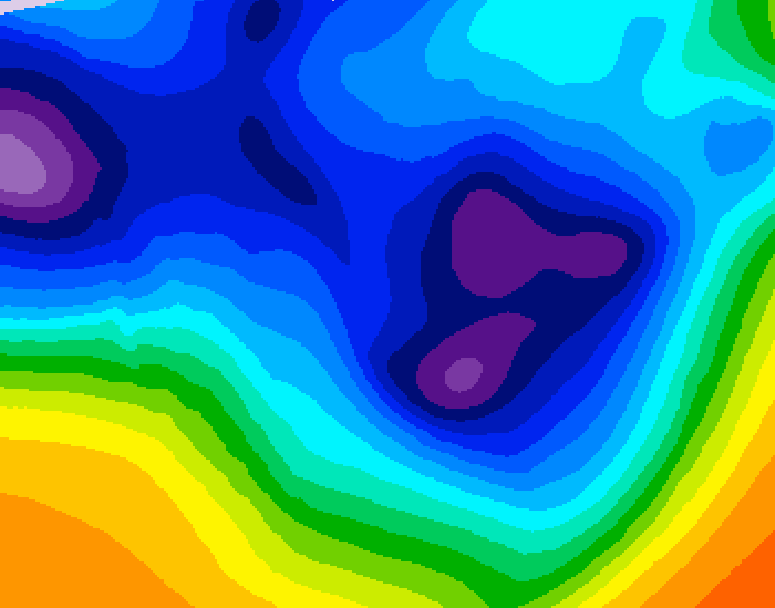 GDPS 500 millibar geopotential height 228 hour forecast chart for Canada based on 2025/11/29 0000Z data