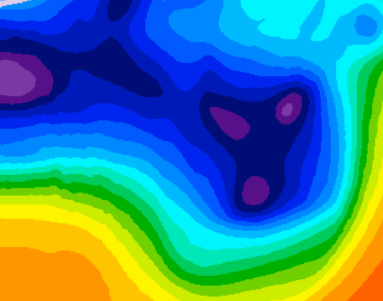 GDPS 500 millibar geopotential height 240 hour forecast chart for Canada based on 2025/11/29 0000Z data