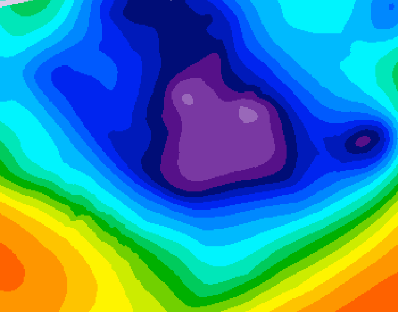 GDPS 500 millibar geopotential height 156 hour forecast chart for Canada based on 2025/11/29 1200Z data