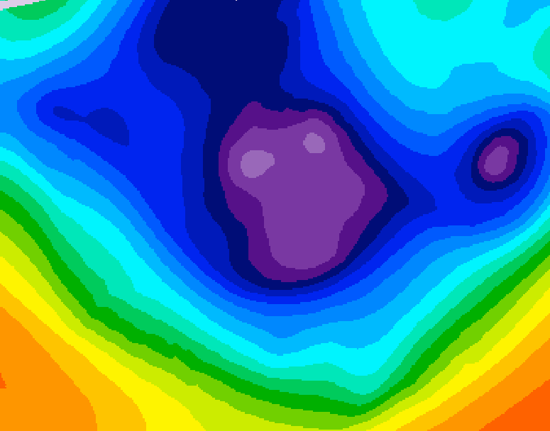 GDPS 500 millibar geopotential height 168 hour forecast chart for Canada based on 2025/11/29 1200Z data