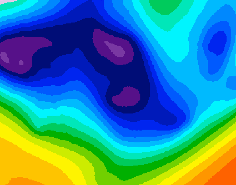 GDPS 500 millibar geopotential height 204 hour forecast chart for Canada based on 2025/11/29 1200Z data