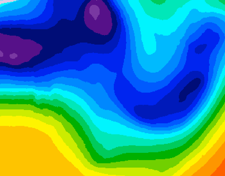 GDPS 500 millibar geopotential height 228 hour forecast chart for Canada based on 2025/11/29 1200Z data