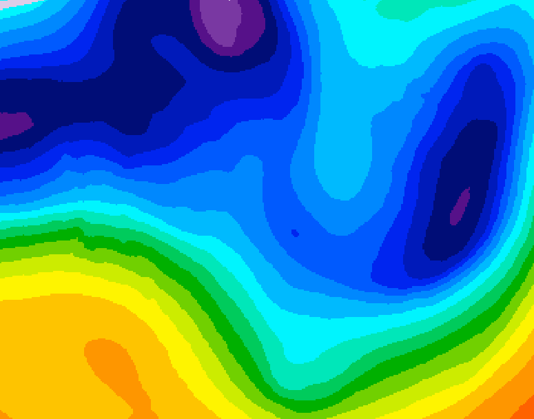 GDPS 500 millibar geopotential height 240 hour forecast chart for Canada based on 2025/11/29 1200Z data
