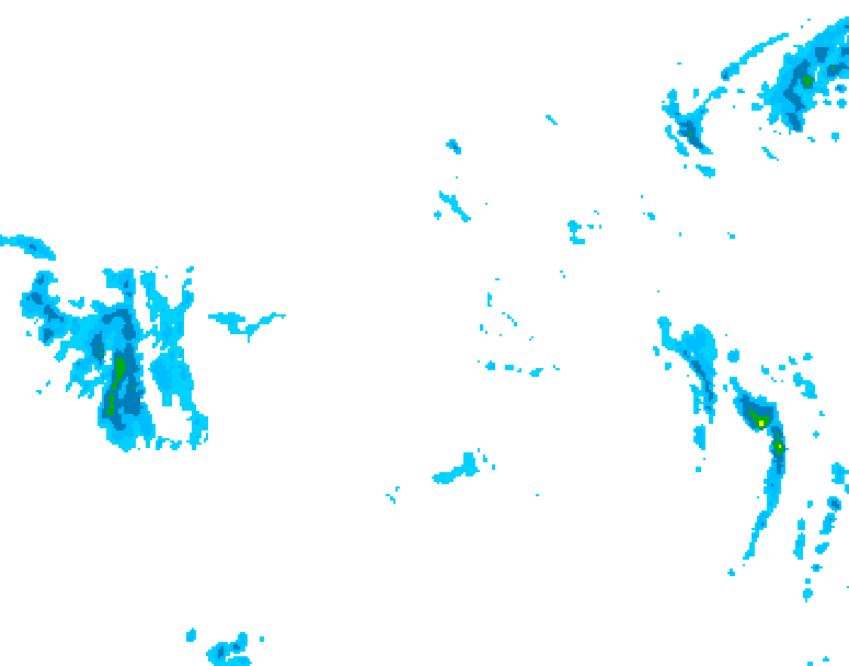 GDPS precipitation 144 hour forecast chart for Canada based on 2025/11/29 0000Z data