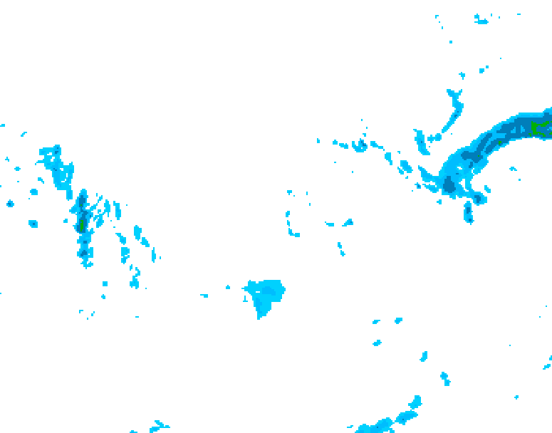 GDPS precipitation 168 hour forecast chart for Canada based on 2025/11/29 0000Z data
