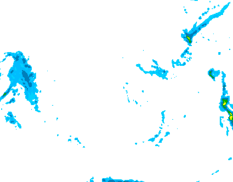 GDPS precipitation 192 hour forecast chart for Canada based on 2025/11/29 0000Z data
