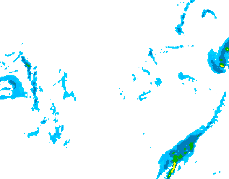 GDPS precipitation 216 hour forecast chart for Canada based on 2025/11/29 0000Z data