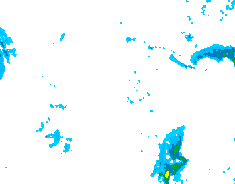 GDPS precipitation 072 hour forecast chart for Canada based on 2025/11/29 1200Z data