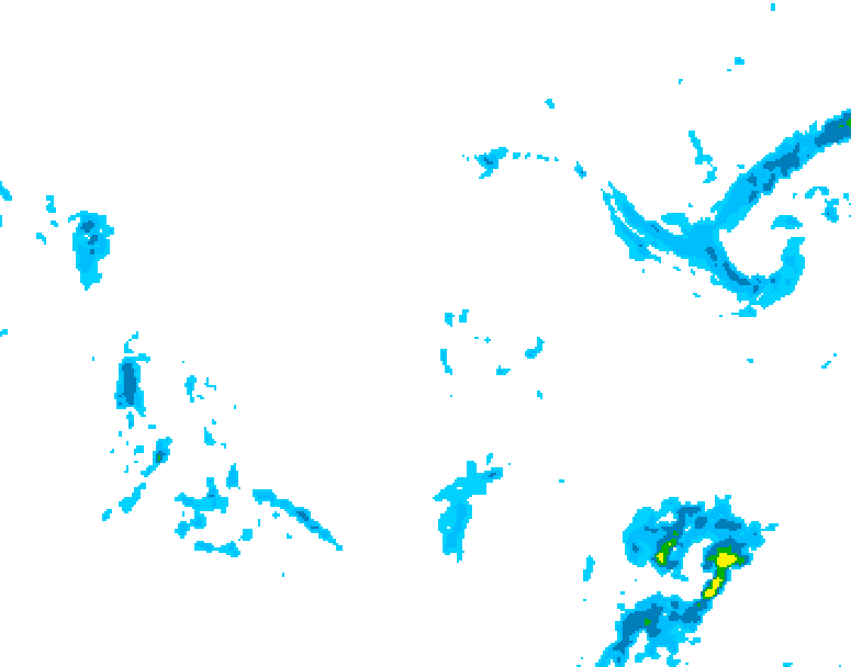 GDPS precipitation 168 hour forecast chart for Canada based on 2025/11/29 1200Z data