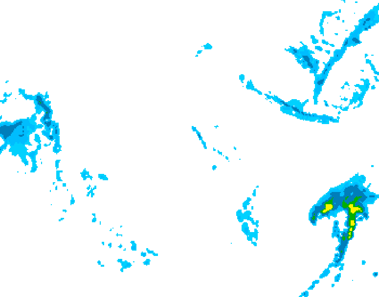 GDPS precipitation 180 hour forecast chart for Canada based on 2025/11/29 1200Z data
