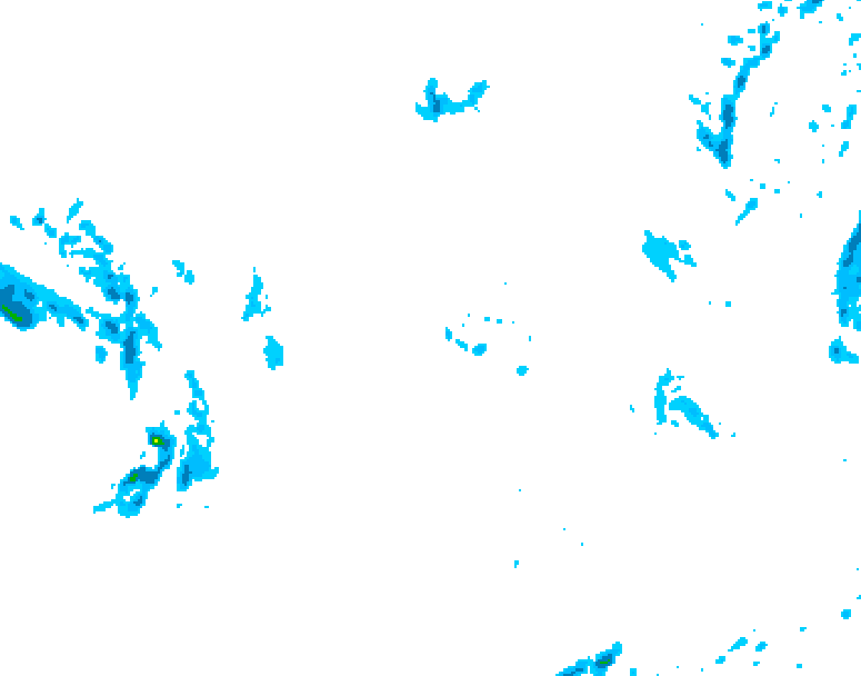 GDPS precipitation 204 hour forecast chart for Canada based on 2025/11/29 1200Z data