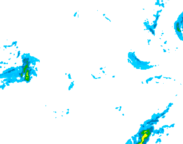 GDPS precipitation 216 hour forecast chart for Canada based on 2025/11/29 1200Z data