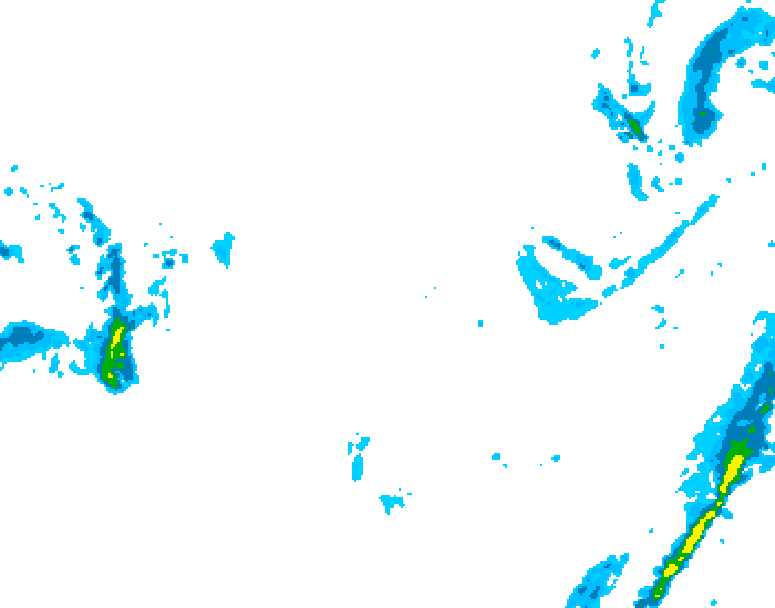 GDPS precipitation 228 hour forecast chart for Canada based on 2025/11/29 1200Z data
