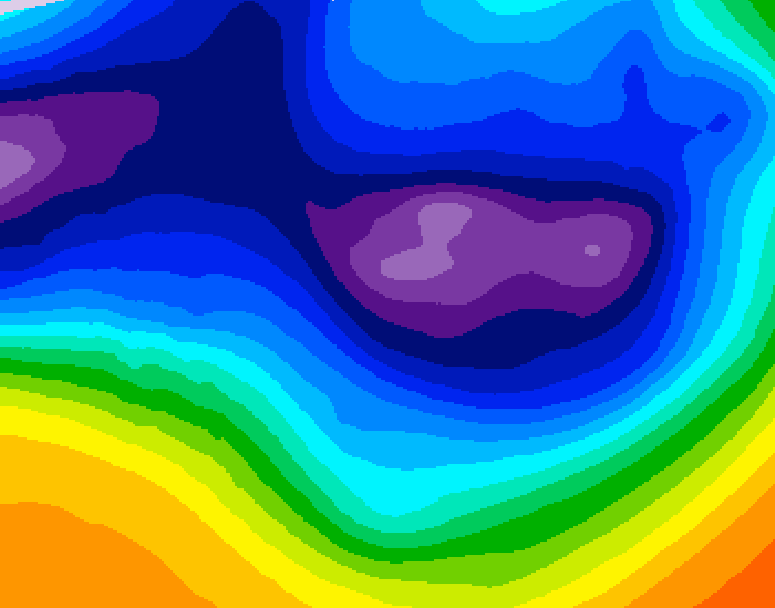 GDPS 500 millibar geopotential height 210 hour forecast chart for Canada based on 2025/11/30 0000Z data