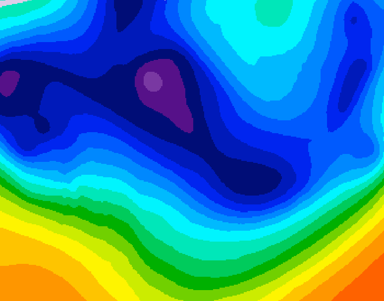 GDPS 500 millibar geopotential height 168 hour forecast chart for Canada based on 2025/11/30 1200Z data