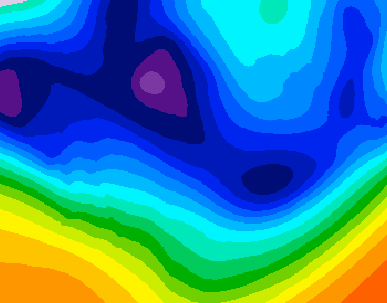 GDPS 500 millibar geopotential height 174 hour forecast chart for Canada based on 2025/11/30 1200Z data