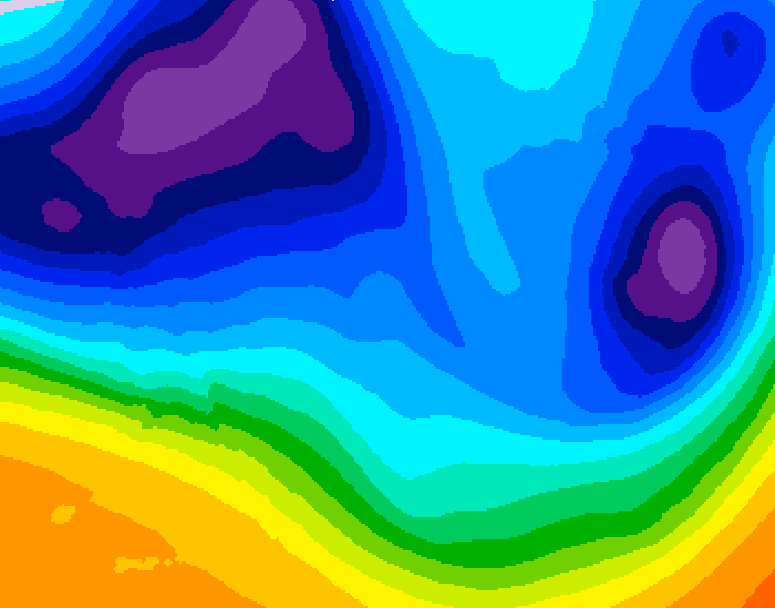 GDPS 500 millibar geopotential height 204 hour forecast chart for Canada based on 2025/11/30 1200Z data