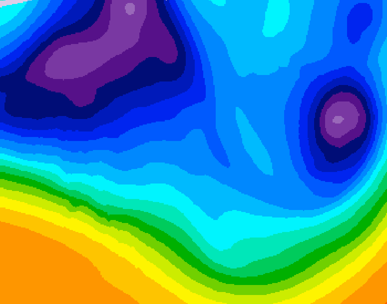 GDPS 500 millibar geopotential height 210 hour forecast chart for Canada based on 2025/11/30 1200Z data