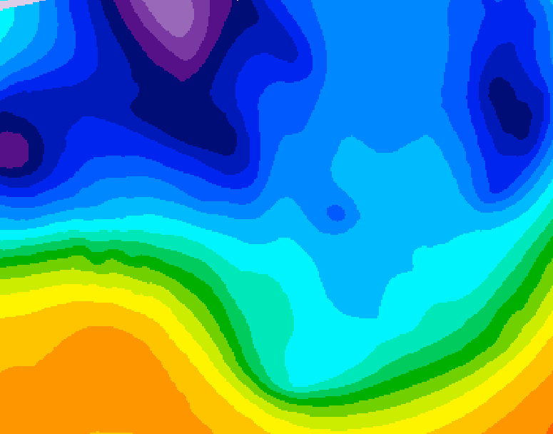 GDPS 500 millibar geopotential height 240 hour forecast chart for Canada based on 2025/11/30 1200Z data
