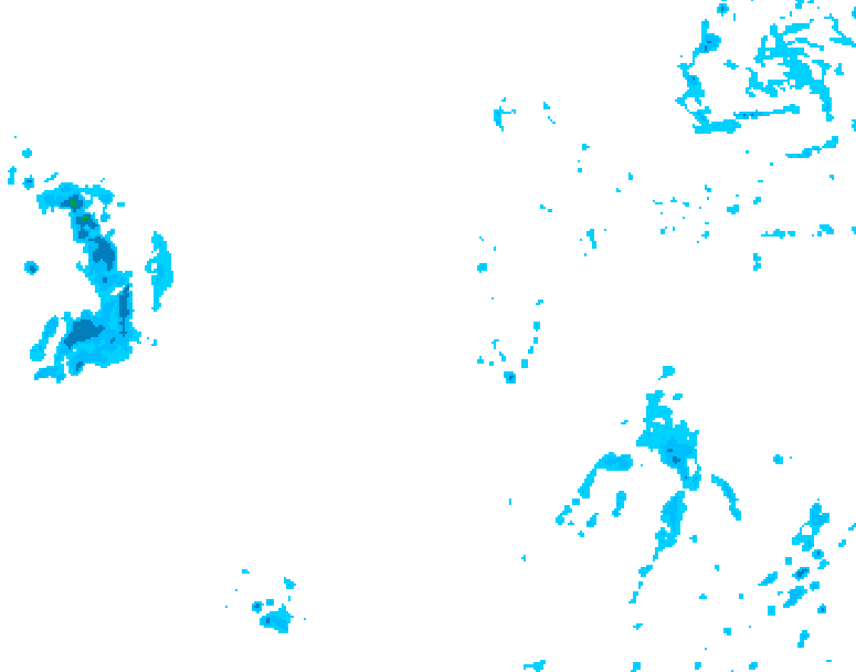 GDPS precipitation 024 hour forecast chart for Canada based on 2025/11/30 0000Z data