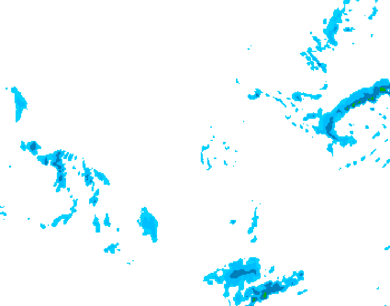 GDPS precipitation 144 hour forecast chart for Canada based on 2025/11/30 0000Z data