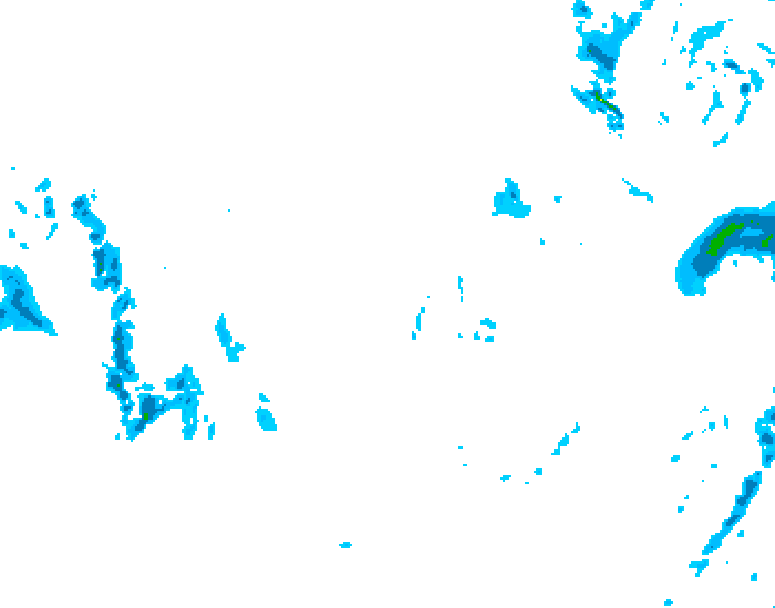 GDPS precipitation 186 hour forecast chart for Canada based on 2025/11/30 0000Z data