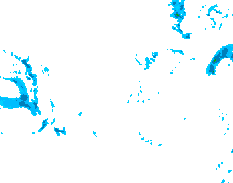 GDPS precipitation 192 hour forecast chart for Canada based on 2025/11/30 0000Z data