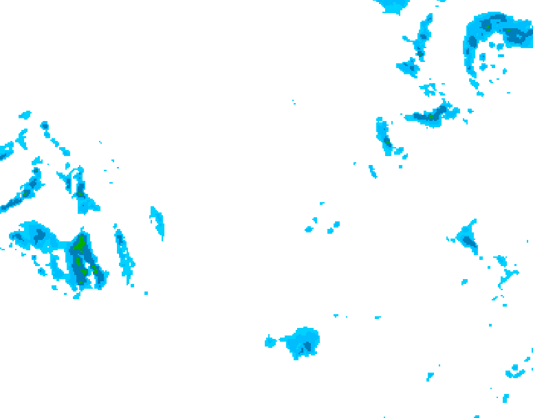 GDPS precipitation 210 hour forecast chart for Canada based on 2025/11/30 0000Z data