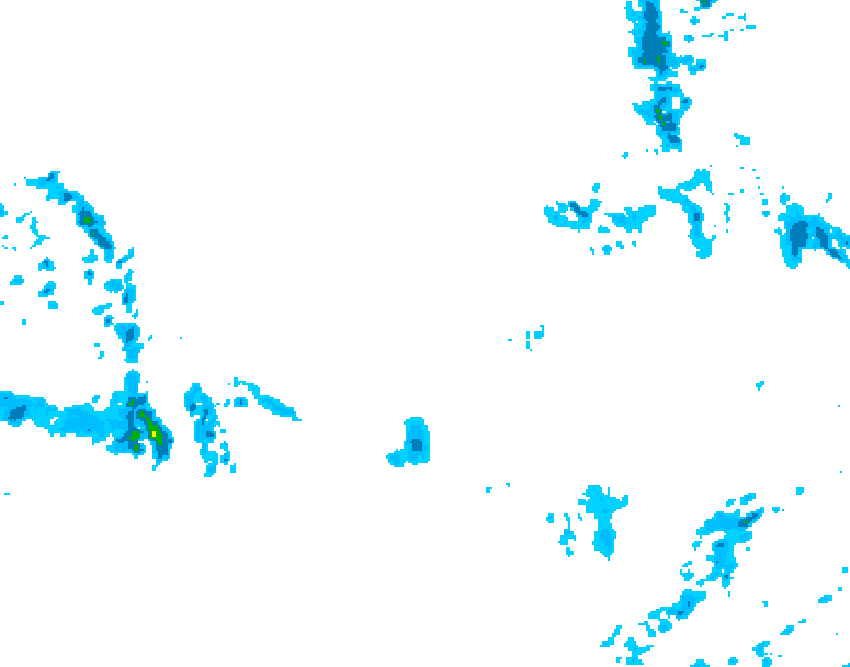 GDPS precipitation 228 hour forecast chart for Canada based on 2025/11/30 0000Z data
