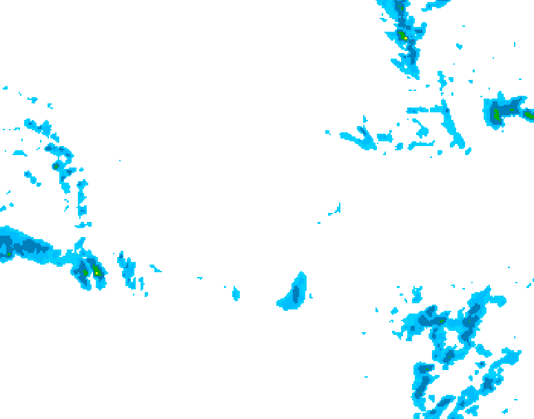 GDPS precipitation 234 hour forecast chart for Canada based on 2025/11/30 0000Z data