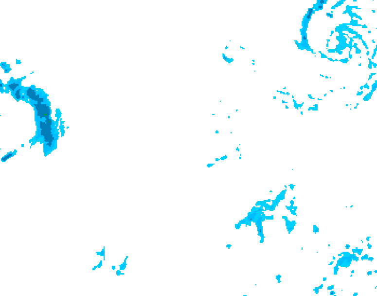 GDPS precipitation 006 hour forecast chart for Canada based on 2025/11/30 1200Z data